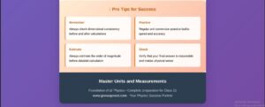 Units and Measurements - Class 11 Physics Chapter 1 Complete Notes